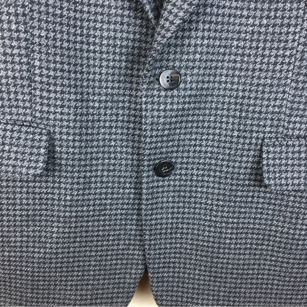Cricketeer Men's Gray Wool Cashmere Blend Notch Lapel 2-Button Blazer 42R - Picture 7 of 15